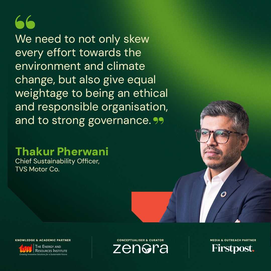 Quote from Thakur Pherwani on ethical and responsible organisations
